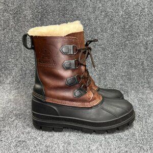 Kamik Alborg Winter Snow Boots Men's 9 Leather ComforTemp Insulated Waterproof